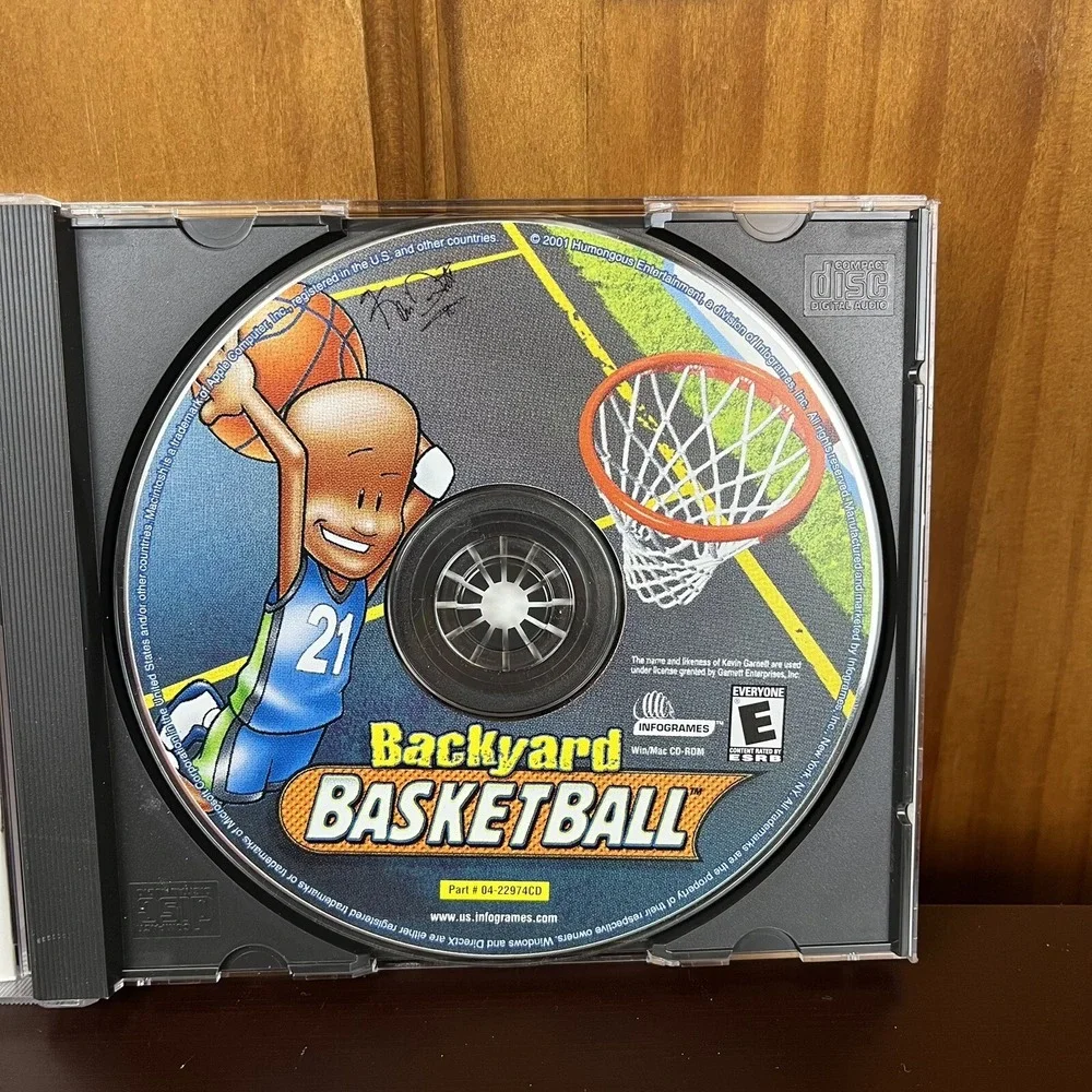 PC Computer Game Backyard Basketball Windows MAC Featuring Pro Players As Kids